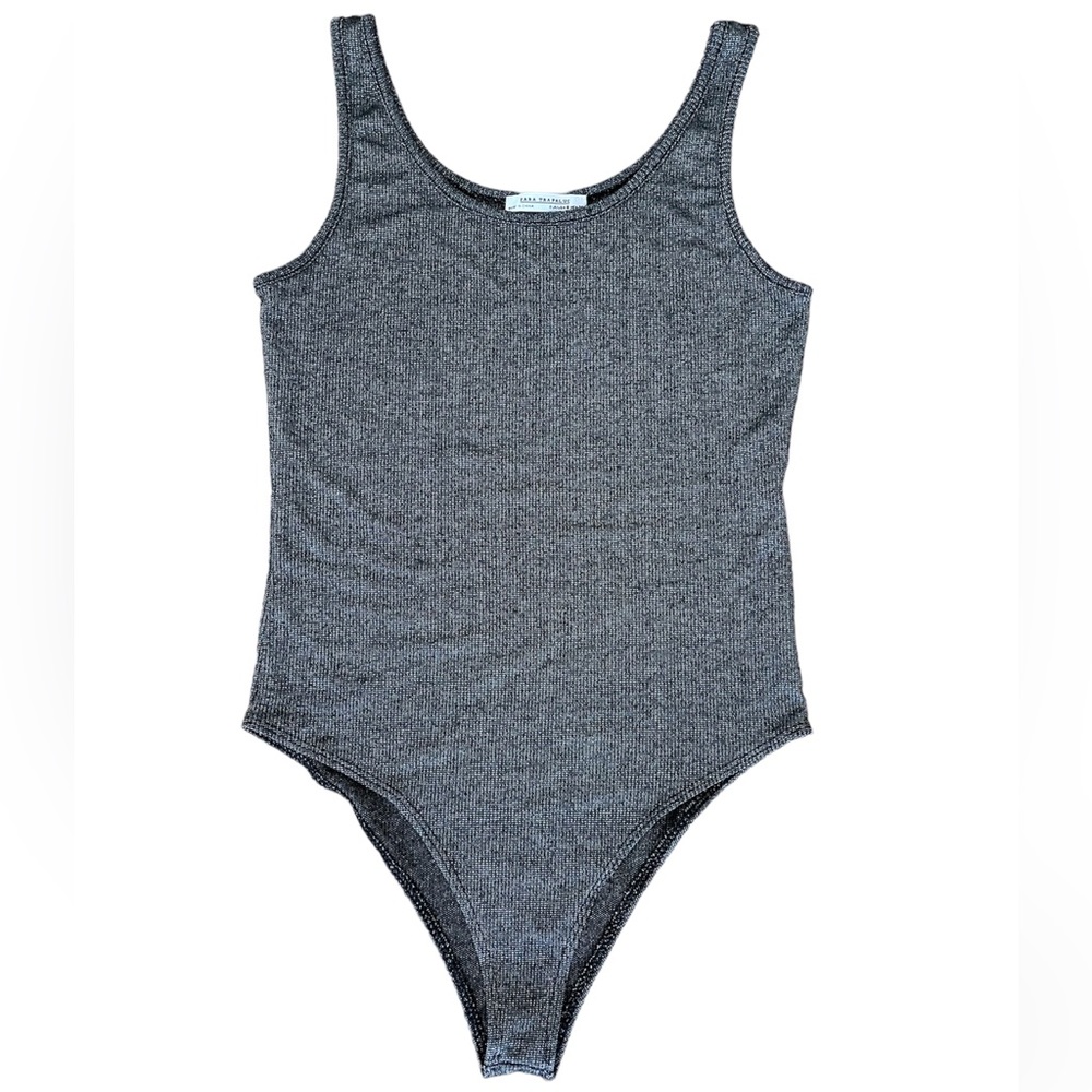 Zara Metallic Bodysuit One piece size small
